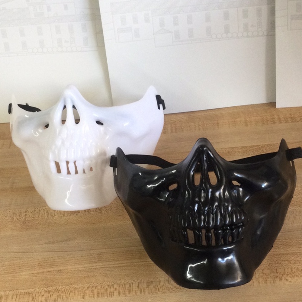 New 2 PCs Skull Mask